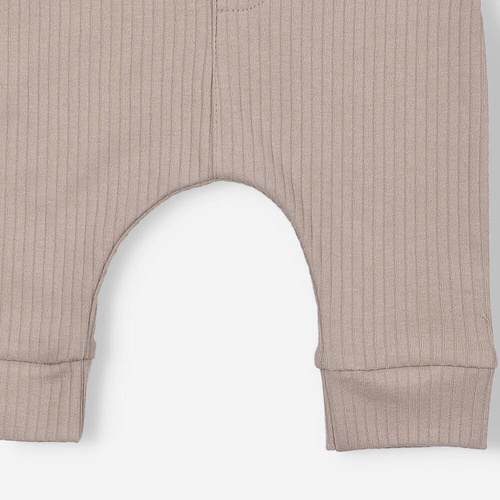 Spodnie prążkowane Lagarto Verde - beżowy