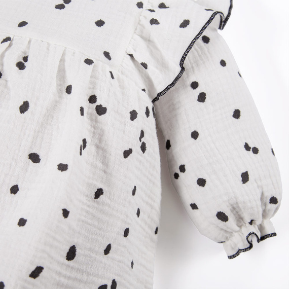 Sukienka muślinowa Dogs & Spots Eevi - off white