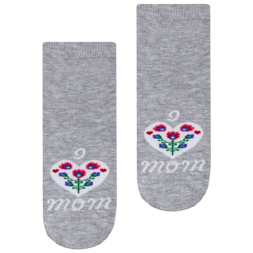 art.138 Skarpety Cotton Candy Folk Steven niebieski jasny melanż  097