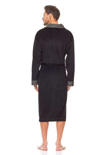 Szlafrok męski 9102 L&L - bordowy 