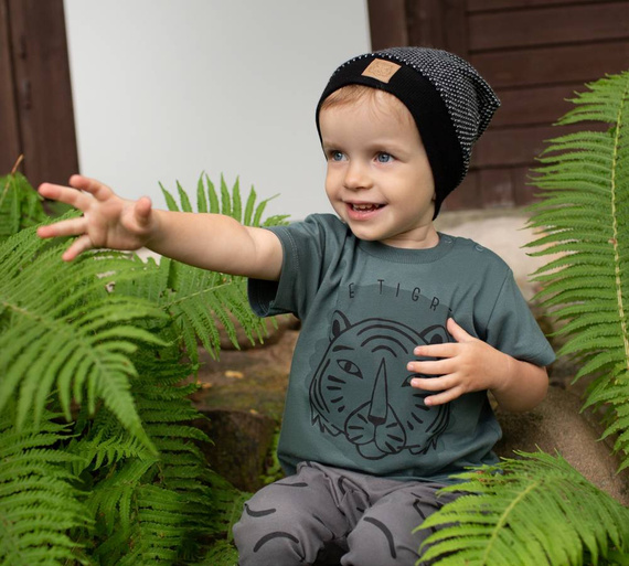 T-shirt z krótkim rękawkiem Le Tigre Pinokio - zielony