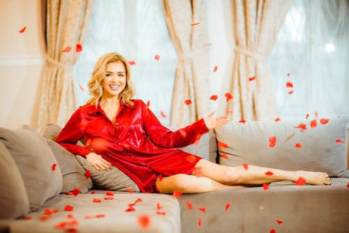 Halka Carey Chemise Kalimo - czerwony