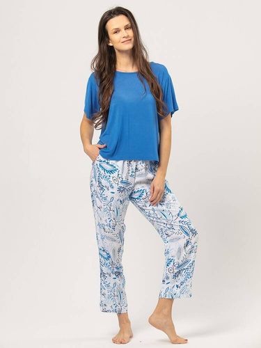 Piżama Damska LNS 773 Key niebieski