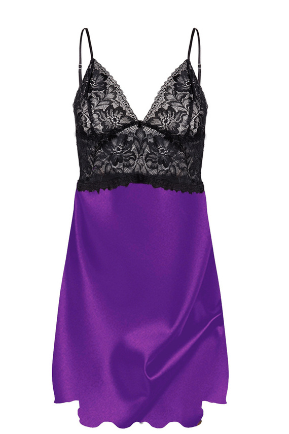 Halka satynowa Maddi DKaren - fiolet