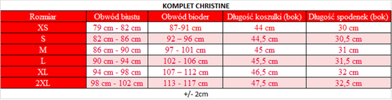 Christine Komplet Piżama Damska DKaren - czarna