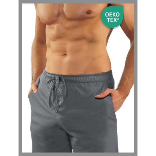 Piżama Męska długi rękaw i spodnie 2404 Military Sesto Senso - grafit