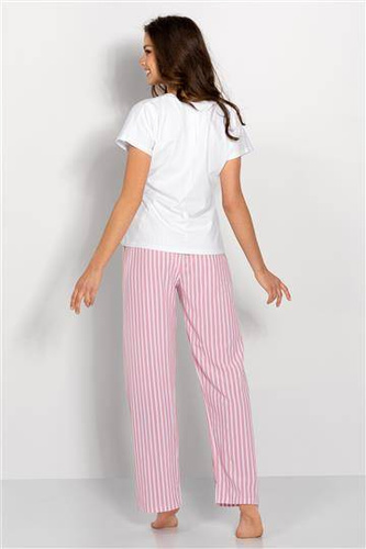 Piżama damska Jennifer Momenti Per Me white-pink