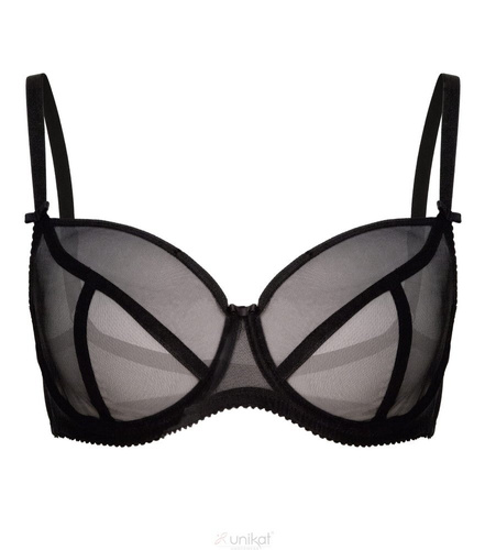 Janette Biustonosz Miękki Unikat - czarny