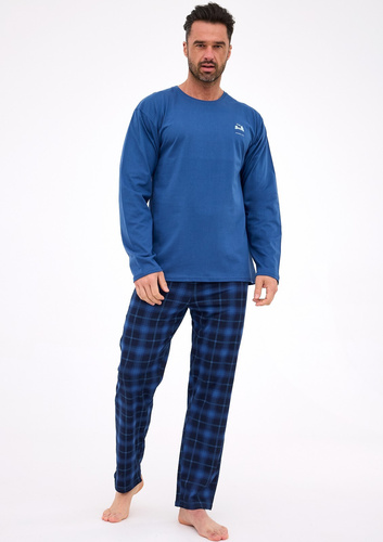 Cornette 124/306 Denali– męska piżama bawełniana z długim rękawem