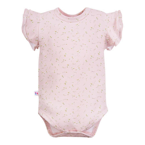 Body z krótkim rękawem Meadow Eevi- różowe