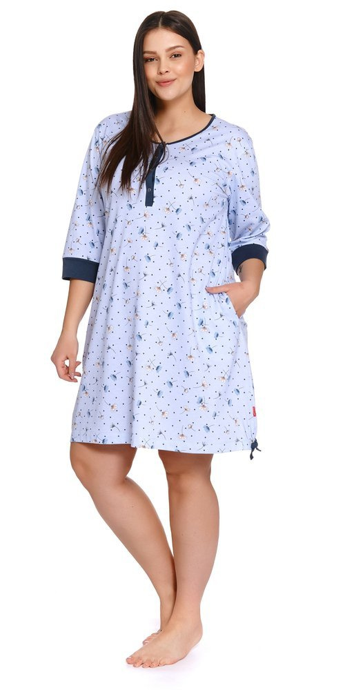 TM.4257 Koszula Nocna do karmienia Doctor Nap - flower