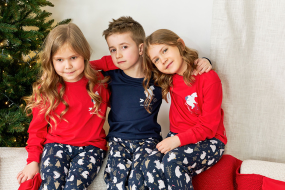 PDG.5264 "Frozen" Piżama dziecięca Unisex Doctor Nap - red