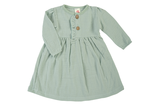 Sukienka muślinowa  "Just Muslin" Makoma turkusowy