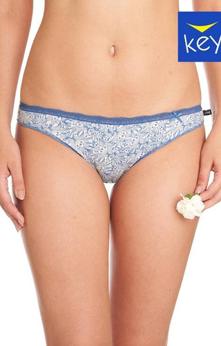 Figi damskie LPR 988 A22  2-pak Key niebieski-szary