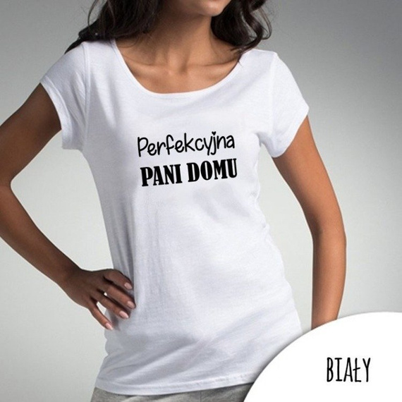 Bluzka damska "Perfekcyjna Pani Domu" Moocha czarny