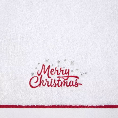 Ręcznik świąteczny Merry Christmas Gerda 3 Eurofirany biały 