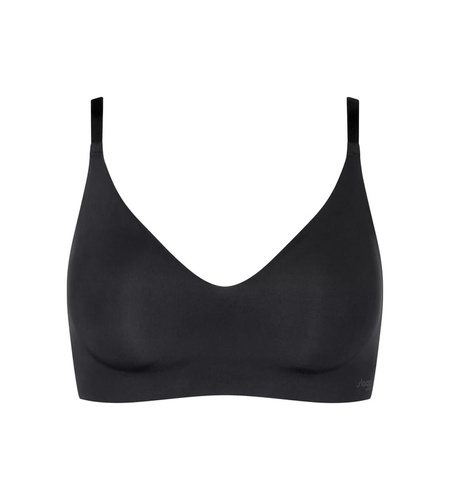 Miękki biustonosz Braletka Zero Microfibre 2.0 Bralette Sloggi - czarny