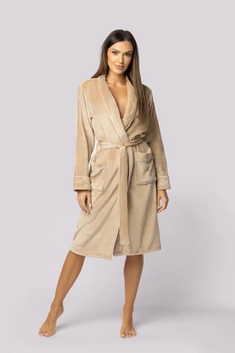 Szlafrok damski Comfy Envie beige