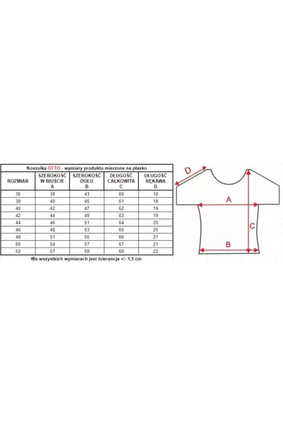 T-shirt damski 86556 Otto Mewa biały