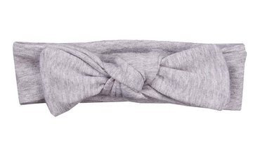 Opaska z kokardką SIMPLY COMFY - szary