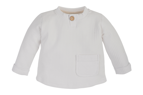 Bluza polo "Natural Waffel" Makoma white 