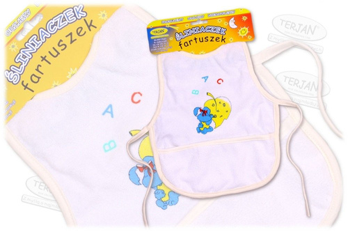 Śliniak fartuszek TERJAN ecru