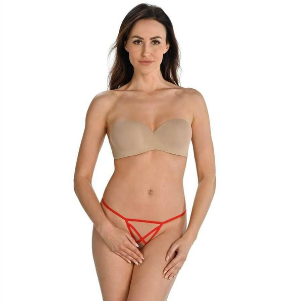 Stringi z otwartym krokiem 3113 Mendi Teyli red