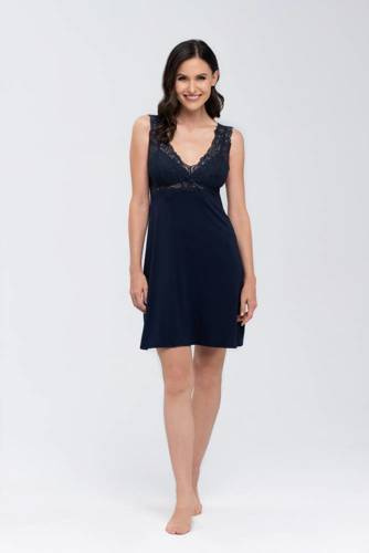 Koszula Nocna Larisa Babella - granatowa