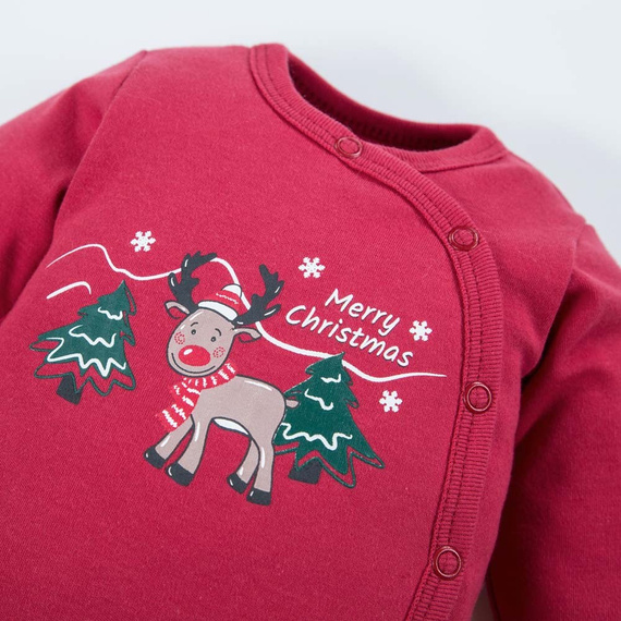 Body niemowlęce Hi Reindeer! Eevi - bordowe