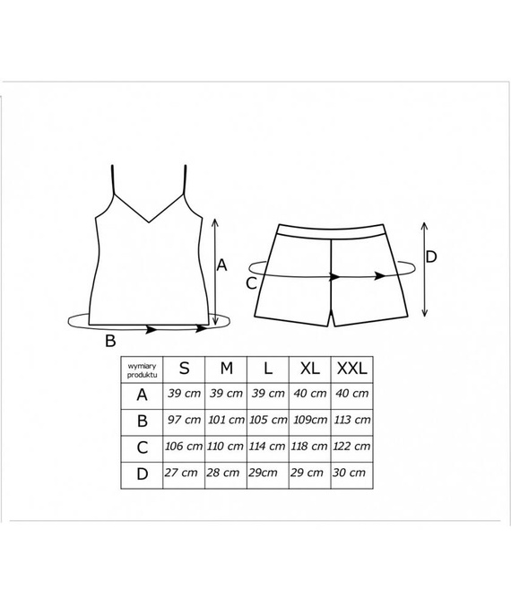 Piżama damska Sandi Top Donna -beżowa