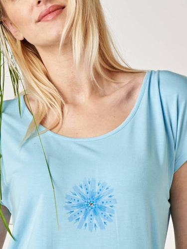 Piżama Damska LNS 510   Key  błękitny