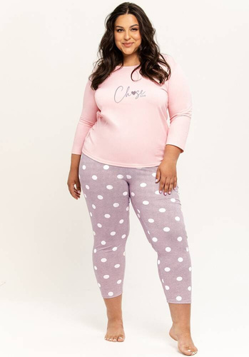 Piżama damska 3268 Libby Taro -różowy