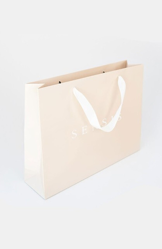 Torba papierowa w paski Sensis – średnia W26