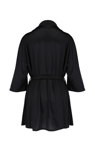 Szlafrok damski Sybilla Peignoir Casmir czarny