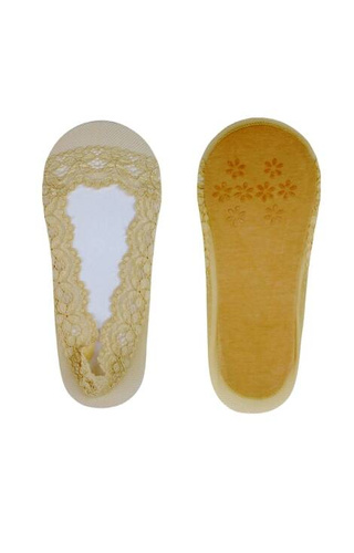 SN001 Baleriny stopki damskie Noviti - beżowy ciemny