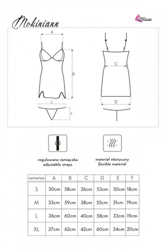 Komplet dwuczęściowy Mokiniann LC 93007 LivCo Corsetti Fashion
