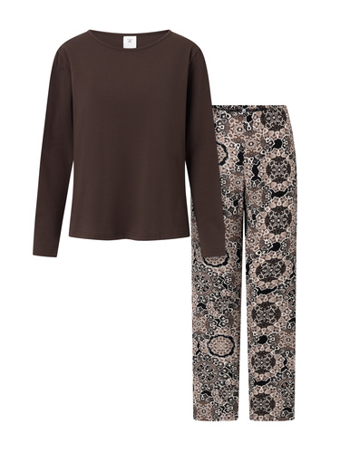 Piżama damska Boho Cafe Momenti Per Me brown