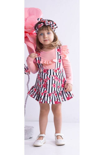 184274 Nana Spódniczka na szelkach Nicol - paski