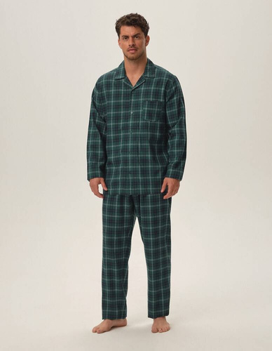 Piżama Męska 41922 Hire Henderson  zielony