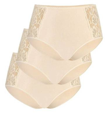 Wielopak figi z wysokim stanem Loren Teyli - beżowy