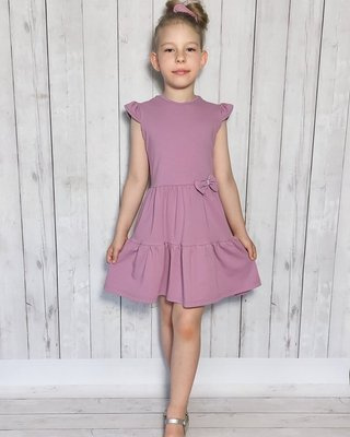 Sukienka dziewczęca Nadia Bamabrillo wrzosowy
