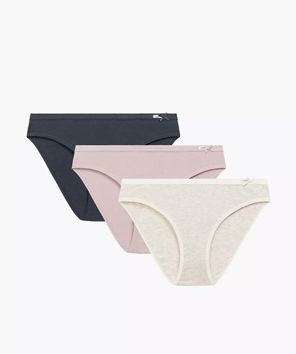 Figi Atlantic 3CLP-002 Sport – bawełniane, klasyczne, 3-pack w pudełku