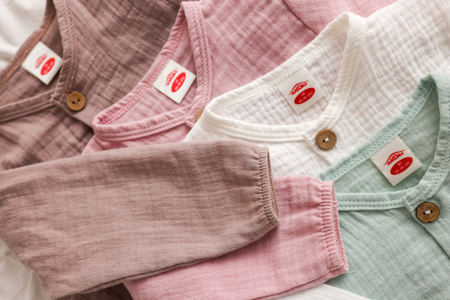 Pajac muślinowy "Just Muslin" Makoma cappuccino 