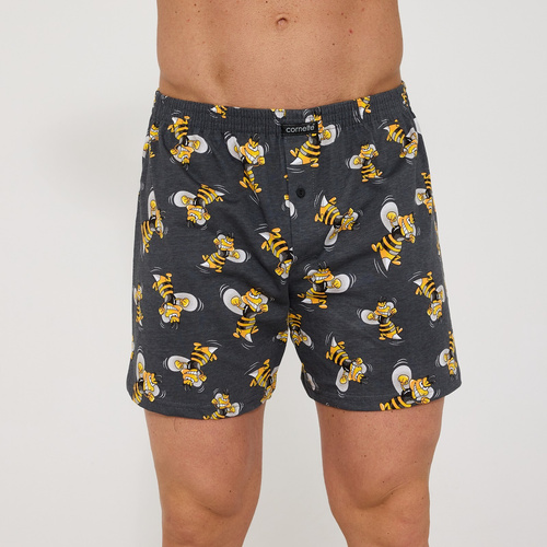 Cornette Classic 001/187 011/187 Hornet – bokserki męskie z bawełny 100%, luźny krój, rozporek na guzik, komfort każdego dnia