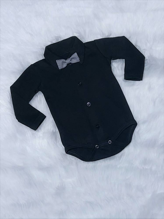 Body z długim rękawem Miłosz Bambarillo czarny