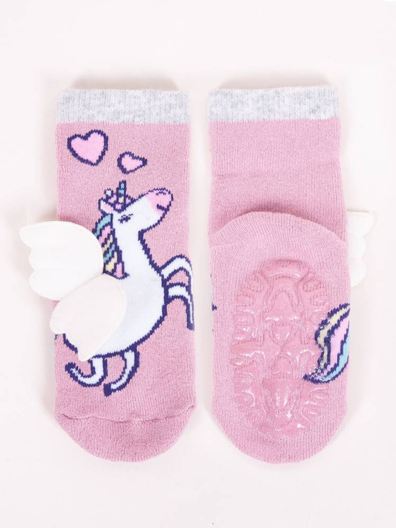 Skarpetki dziewczęce SK-29 GIRL FROTE 3D ABS YO! mix kolor