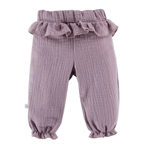 Spodnie muślinowe Botanic Eevi - wrzos