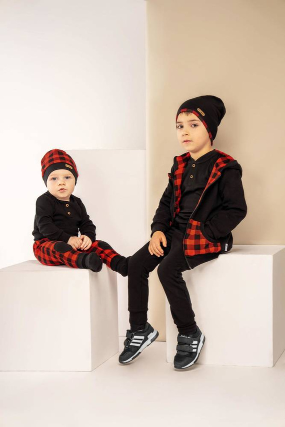 163547 Magia Świąt Body z długim rękawem Nicol - czarny