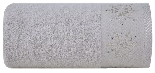 Ręcznik świąteczny choinka Joy 3 Eurofirany srebrny