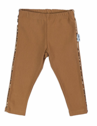 171275 Mia Legginsy dresowe Nicol - brązowy